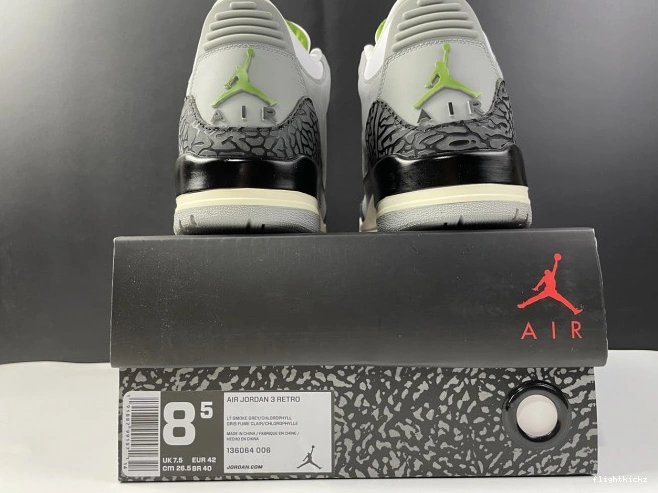 Air Retro 136064-006 Chlorophyll 3 Jordan 0725